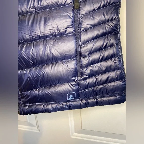 Eastern Mountains Sports EMS Downtek Goose Down Puffer Jacker Size Small Navy - Picture 3 of 7